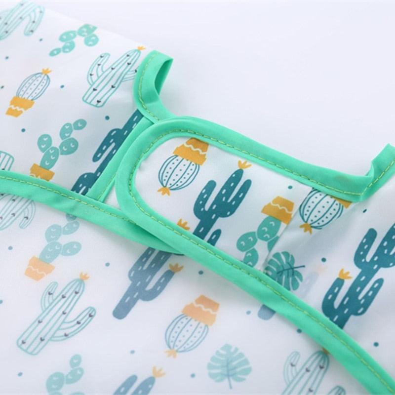Avental de manga comprida para bebês - Inovi Shop