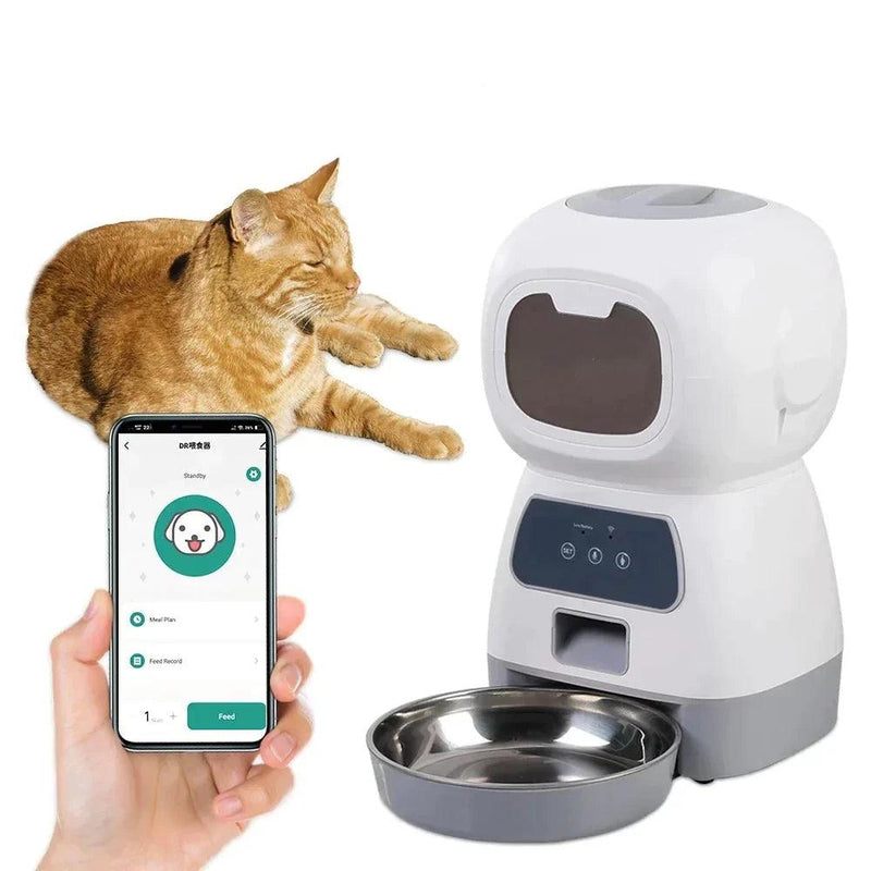 Alimentador Automático para Cães e Gatos - Inovi Shop